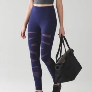 Lululemon Wunder Under Tech Mesh Pant